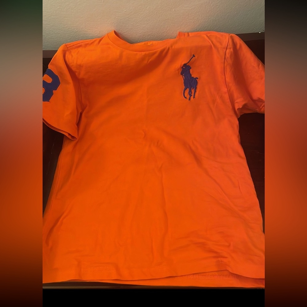 Polo Ralph Lauren boy’s orange tshirt